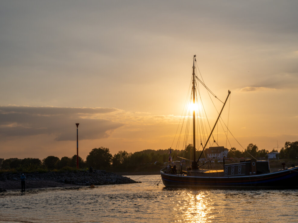 Sonnenuntergang Monheim am Rhein